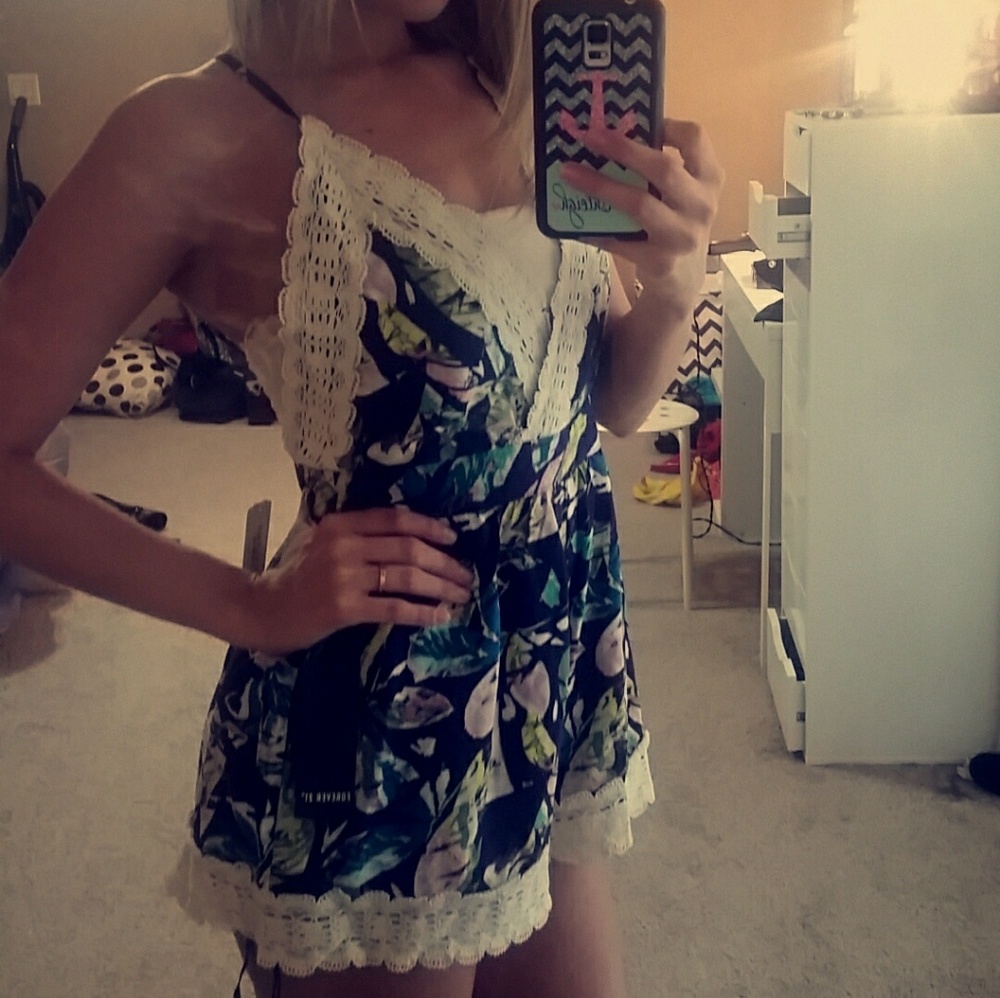 Tropical looking Romper